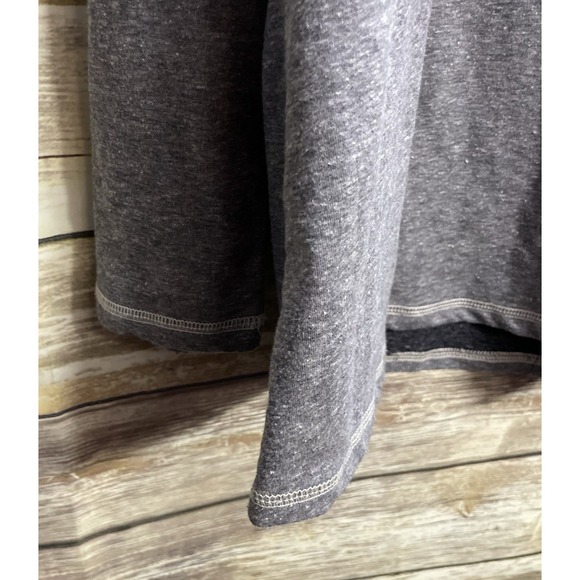 Soft Surroundings Brinley Top Women's Large Gray PullOver Pleated Cowl Neck - Picture 6 of 6